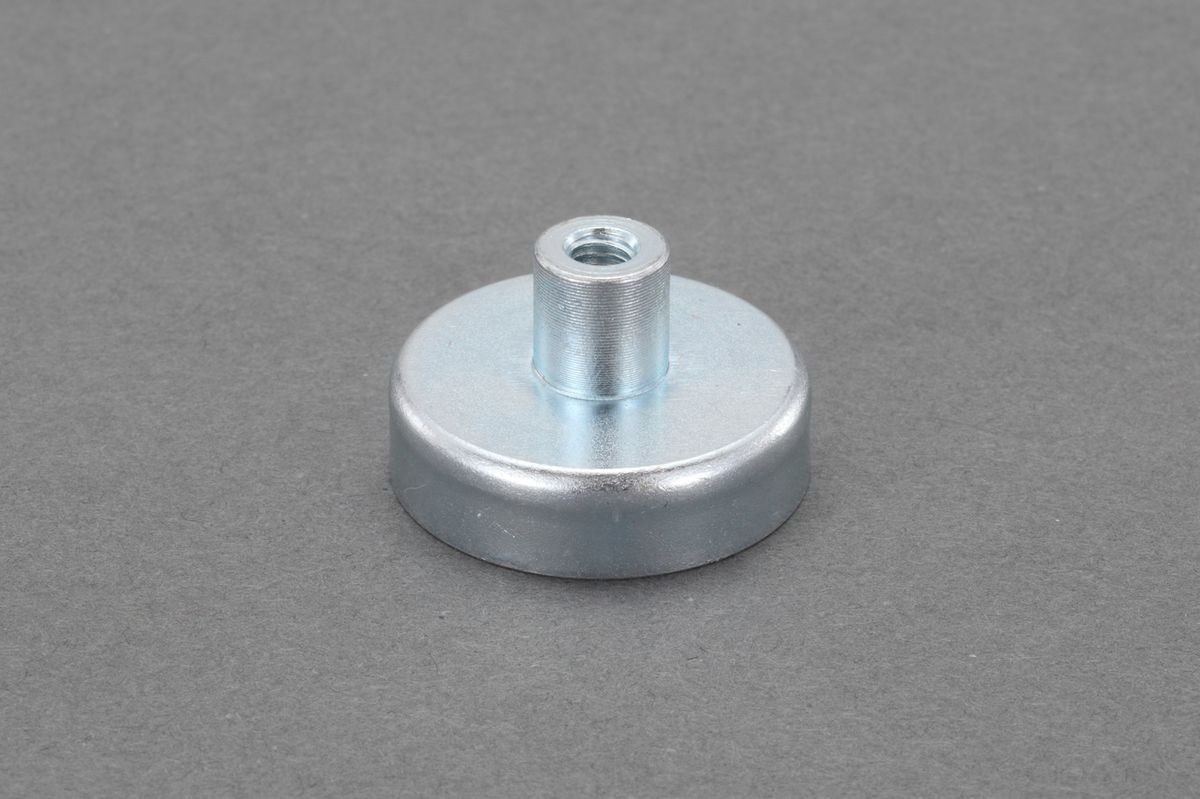 【メーカー在庫あり】 エスコ ESCO φ100x22mm 強力マグネット(ねじ穴付/1個) 000012250602 JP