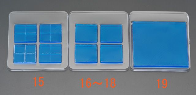 【メーカー在庫あり】 エスコ ESCO 50x 50x5mm 耐震ベース 角/４枚 000012084064 JP店