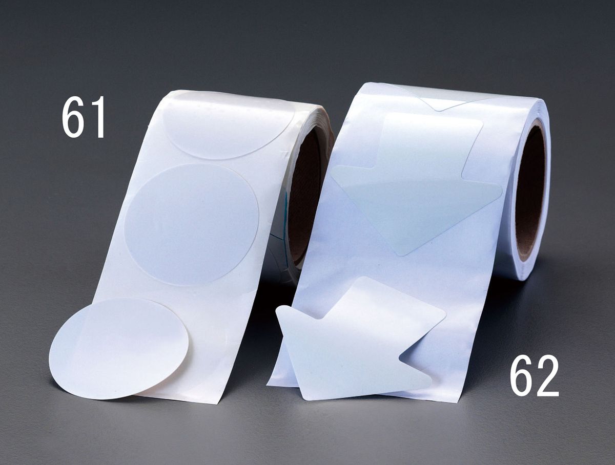 【メーカー在庫あり】 エスコ ESCO 100mm 蓄光テープ 矢印/100枚 000012218808 JP店｜株式会社ヒロチー商事 店