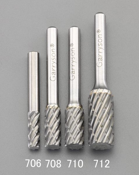 【メーカー在庫あり】 エスコ ESCO [快削]12x25mm/6mm軸 超硬カッター(鉄･鋳物用) EA819JA-712 JP店