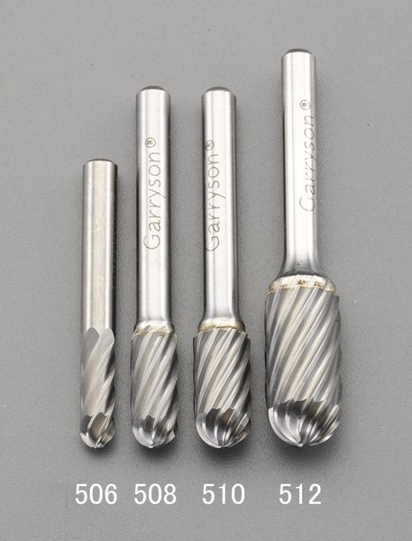 【メーカー在庫あり】 エスコ ESCO [快削]12x25mm/6mm軸 超硬カッター(ステンレス用) EA819JB-512 JP店