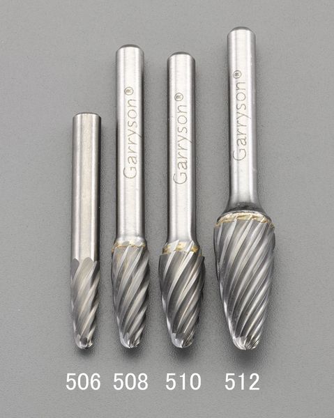 【メーカー在庫あり】 エスコ ESCO [快削]12x25mm/6mm軸 超硬カッター(ステンレス用) EA819JE-512 JP店