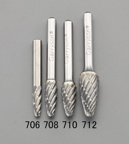 【メーカー在庫あり】 エスコ ESCO [快削]12x25mm/6mm軸 超硬カッター(鉄･鋳物用) EA819JE-712 JP店