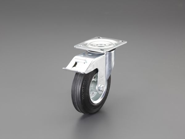 【メーカー在庫あり】 エスコ ESCO 125mm キャスター(自在金具/ブレーキ付) EA986H-23 JP店