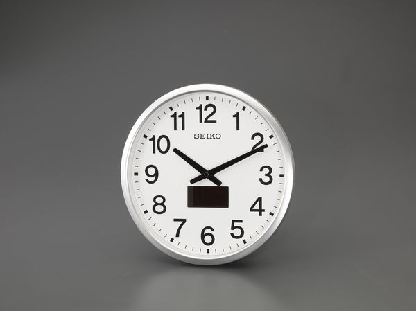 【製造業者店卸し資産あり】 EA798CC-14A エスコ ESCO φ325粍 [電磁波]掛 時 計 時間計・照度計-DIY・工具