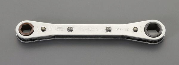 【メーカー在庫あり】 エスコ ESCO 10x12mm ラチェットメガネレンチ EA602CC-3 JP店