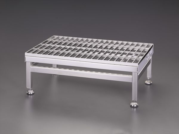 【製造業者店卸し資産あり】 エスコ ESCO 600x400x330粍 御役目台(伸縮自然調整脚/ステンレス鋼製) EA903BS-2 JP店