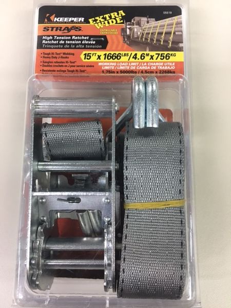 【メーカー在庫あり】 エスコ ESCO 750kg/45mmx4.6m ベルト荷締機(ラチェット式/黄) EA982BB-15B JP店