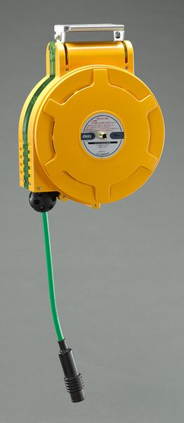 【製造会社店卸し資産あり】 10mmx20m エアーホースリール(自動小銃巻取) 000012287624 JP店