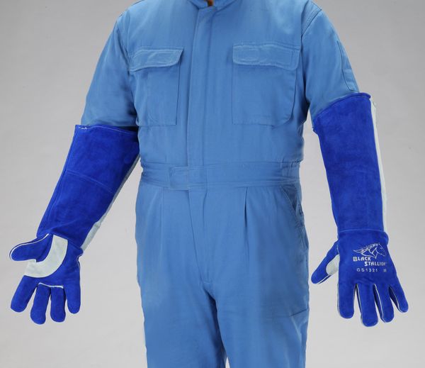 【メーカー在庫あり】 [XL] 溶接用ロング革手袋(牛革) 000012288375 JP店