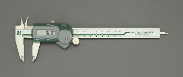 【メーカー在庫あり】 150mm デジタルノギス(インサイド型) 000012291319 JP店｜株式会社ヒロチー商事 店 14,183円