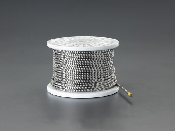 【メーカー在庫あり】 6mmx50m ハンドウィンチ用ワイヤーロープ EA628SC-16 JP店|株式会社ヒロチー商事 店