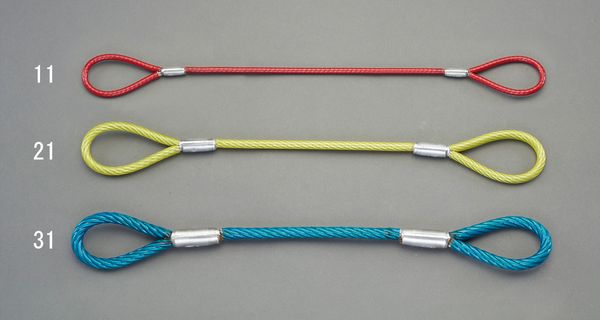 【メーカー在庫あり】 9mmx1.5m 被覆付ﾜｲﾔｰｽﾘﾝｸﾞ(黄) EA981WB-22 JP店