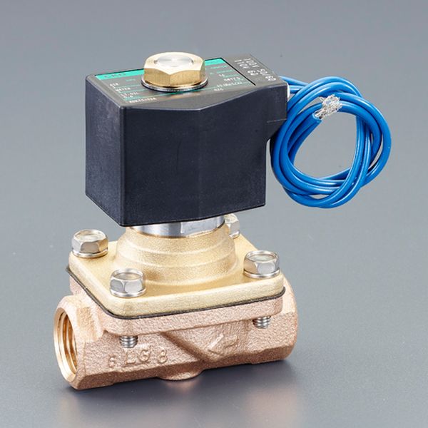 【メーカー在庫あり】 エスコ ESCO AC200V、Rc1/4インチ 2方向電磁弁(パイロットキック式) EA153HC-22 JP店|株式会社ヒロチー商事 店