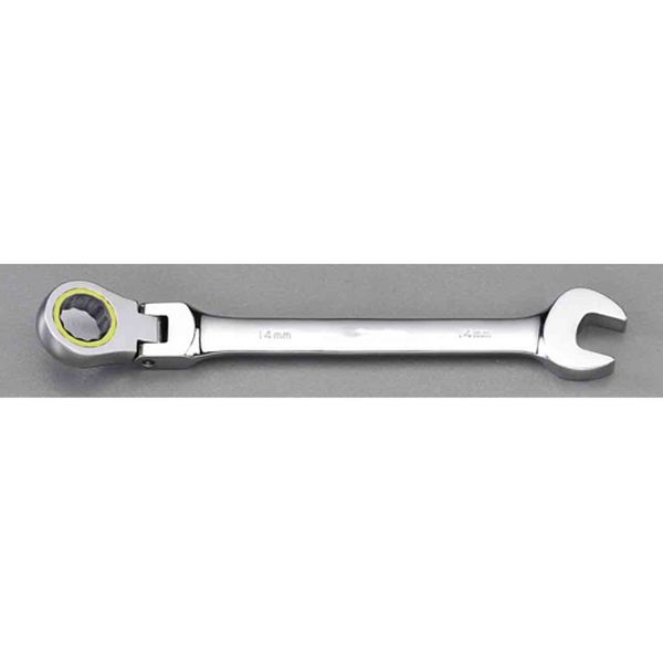 【メーカー在庫あり】 エスコ ESCO 22mm ラチェットコンビネーションレンチ(首振ロック型) EA614AD-22 JP店
