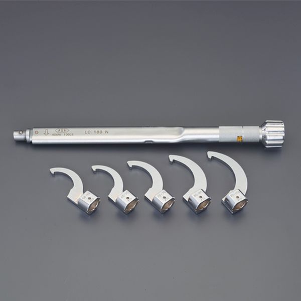 【製造会社店卸し資産あり】 エスコ ESCO 40-180N・m/58-100粍 トルクレンチ(引っかかりレ EA723RA-2 JP店