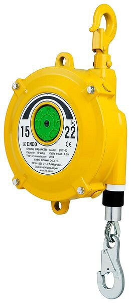 【メーカー在庫あり】 エスコ ESCO 15.0-22.0/1.5m スプリングバラン EA987ZB-22A JP店