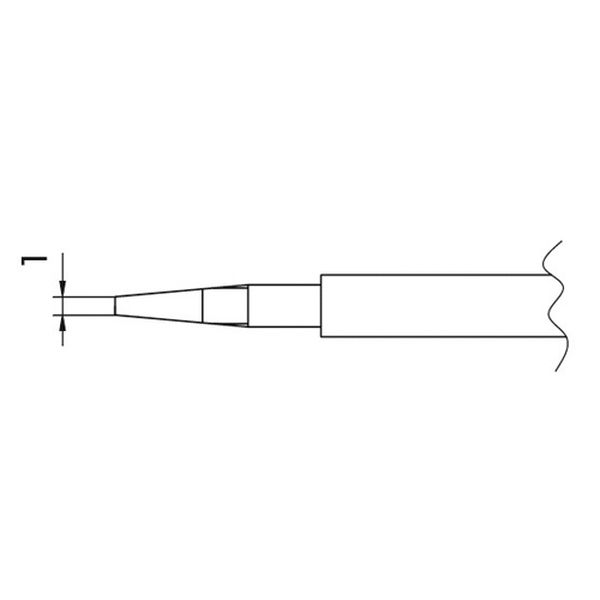 【メーカー在庫あり】 エスコ ESCO EA304AH-7用 替こて先(チップ用/2本) 000012077409 JP店