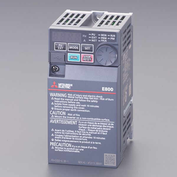 【メーカー在庫あり】 エスコ ESCO 200V/0.2 kw インバーター(3相モーター用) 000012328884 JP店|株式会社ヒロチー商事 店