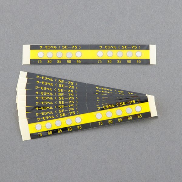 【メーカー在庫あり】 エスコ ESCO 75, 80, 85, 90, 95℃示温材(サーモラベル/20枚 000012334632 JP店