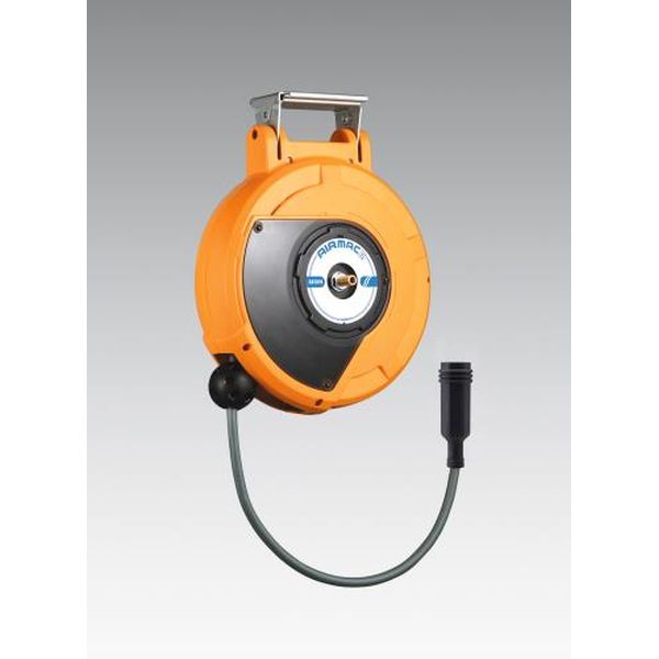 【メーカー在庫あり】 エスコ ESCO 6.5mmx10m エアーホースリール（自動巻取） EA124BK-21 JP店