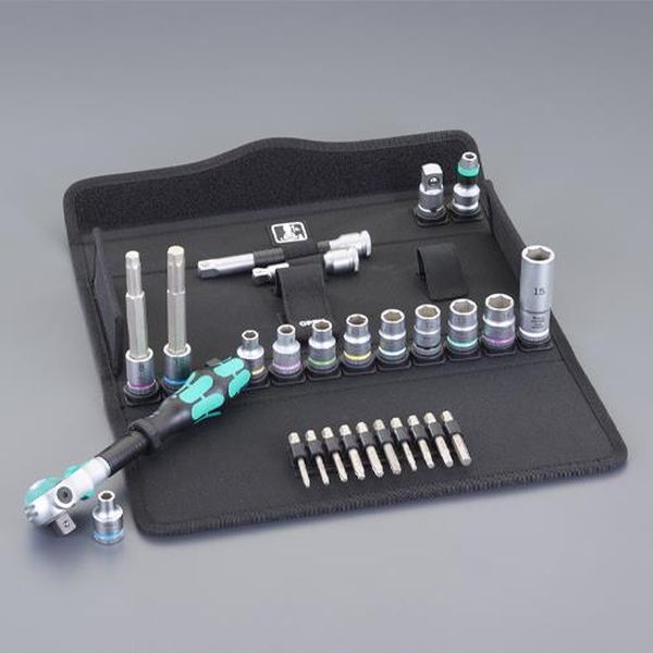 【メーカー在庫あり】 エスコ ESCO 3／8&rdquo;DR ソケットレンチセット（自転車用） EA617AK-230 JP店｜株式会社ヒロチー商事 店