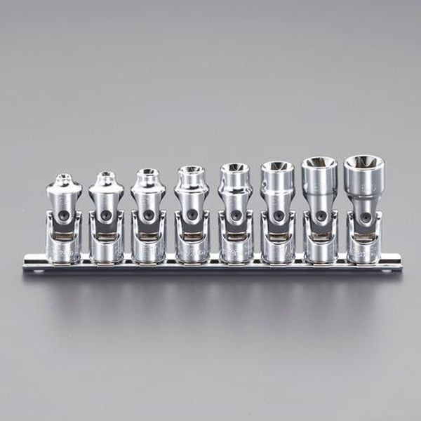 【メーカー在庫あり】 エスコ ESCO 3／8”DRxE6－E20［TORX］ユニバーサルソケットセット（8個組） EA618BY-200 JP店