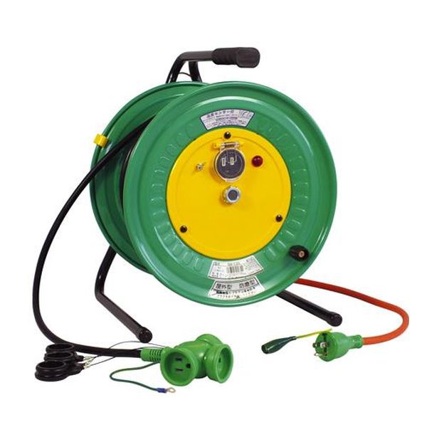 【メーカー在庫あり】 エスコ ESCO AC125V/15A/30m 手元リール(防雨・防塵型/アース付 EA815DP-51 JP店|株式会社ヒロチー商事 店