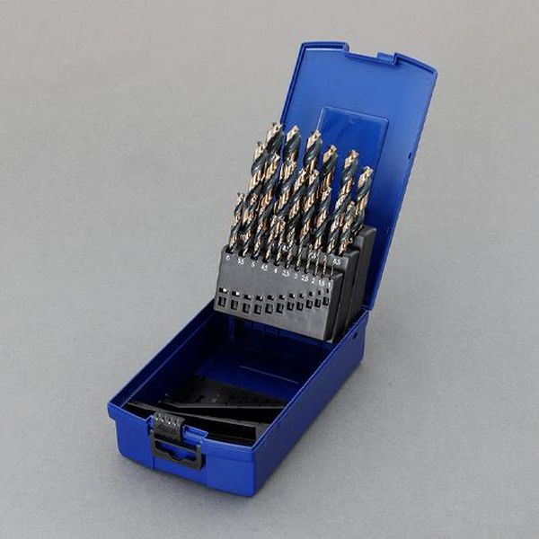 【メーカー在庫あり】 エスコ ESCO 1.0&minus;13.0mm／25本組 ストレートドリル（HSS） EA824FT-125 JP店｜株式会社ヒロチー商事 店
