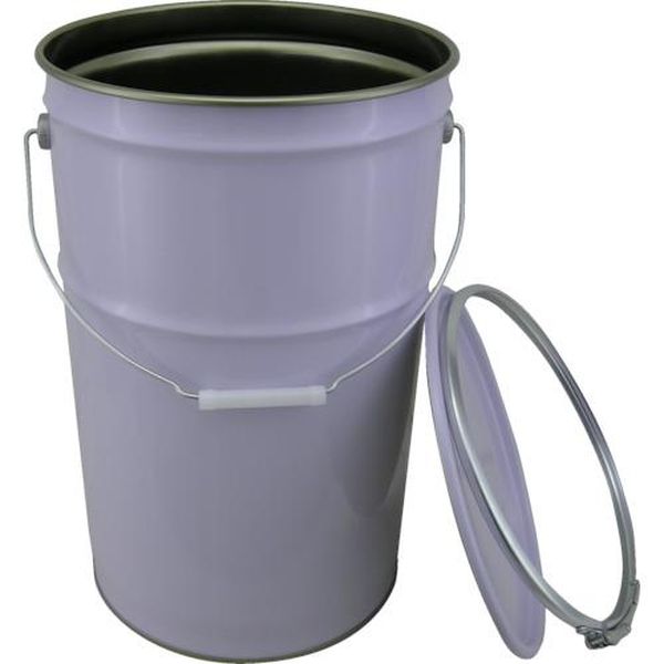 【メーカー在庫あり】 エスコ ESCO 27L ペール缶(バンドタイプ/5缶) EA991AG-3E JP店|株式会社ヒロチー商事 店