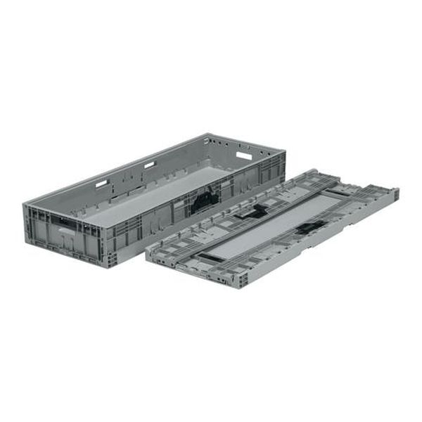【メーカー在庫あり】 エスコ ESCO 1340x503x195mm/105L 折畳コンテナ (グレー) EA506AA-221 JP店 14,092円