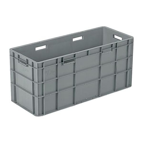 【メーカー在庫あり】 エスコ ESCO 838x335x380mm/87.0L 軽量コンテナ (ライトグレー) EA506AF-312 JP店