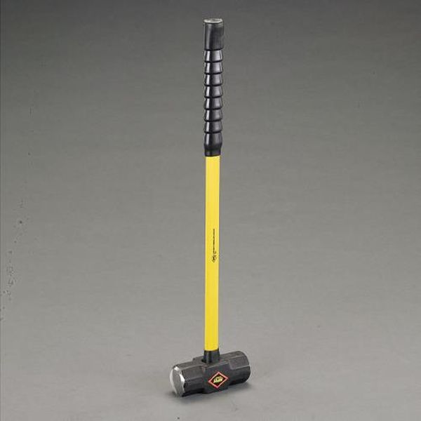 【製造業者店卸し資産あり】 エスコ ESCO 3.6kg/815粍 大鉄鎚 (衣料繊維水呑み柄) EA575BK-2A JP店