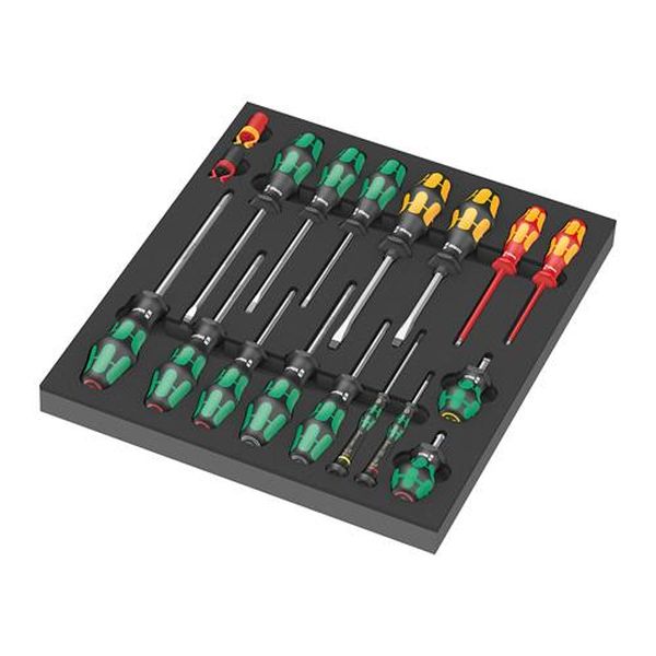 【メーカー在庫あり】 エスコ ESCO 18本組 [＋ - Pozi] ドライバーセット EA612WA-1 JP店