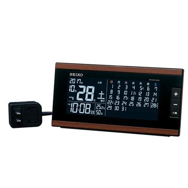 【メーカー在庫あり】 エスコ ESCO 114x230x48mm [電波] 置時計 (100V交流式) EA798CT-65 JP店｜株式会社ヒロチー商事 店 10,294円