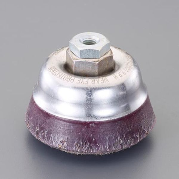 【メーカー在庫あり】 エスコ ESCO 89mm/M10 ワイヤーブラシ (カップ型/スチール製) EA809YL-51 JP店