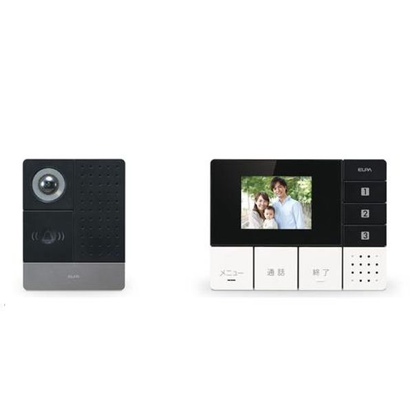 【メーカー在庫あり】 エスコ ESCO ワイヤレステレビドアホン EA864BB-53 JP店