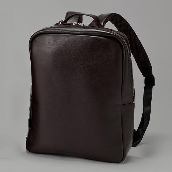 【メーカー在庫あり】 エスコ ESCO 300x100x370mm バックパック (レザー/ダークブラウン) EA927AE-21 JP店