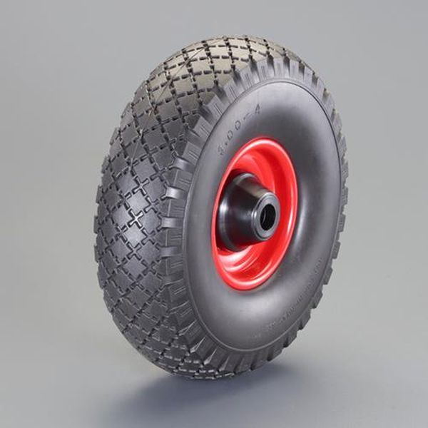 【メーカー在庫あり】 エスコ ESCO 260x85mm ポリウレタンタイヤ (スチールホイール) EA986CW-61 JP店
