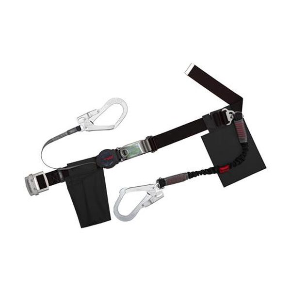 【メーカー在庫あり】 エスコ ESCO 墜落制止用器具 (胴ベルト/伸縮+巻取式2丁掛け) EA998FR-182 JP店