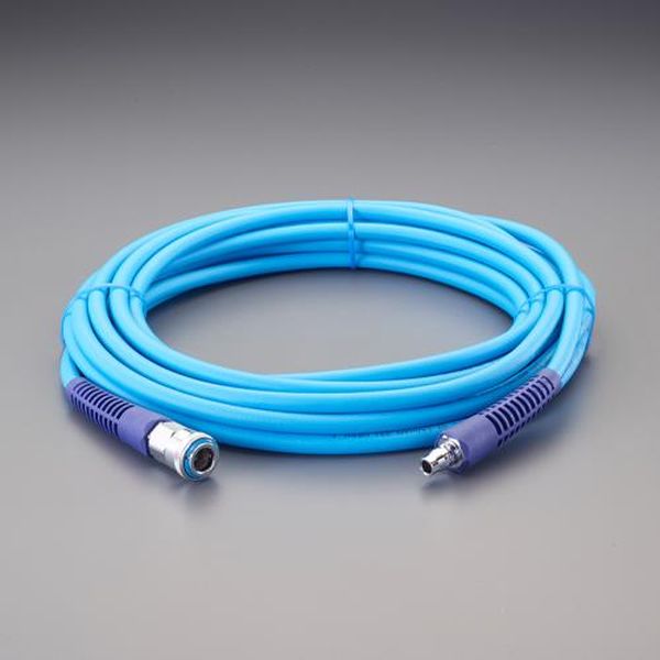 【メーカー在庫あり】 エスコ ESCO 6.5x10mm/20m 耐低温エアーホース(カプラー付/PVC) EA125CG-220 JP店