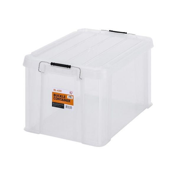 【メーカー在庫あり】 エスコ ESCO 580x385x320mm 収納ケース(バックル付/クリアー/3個) EA506AB-46BA JP店