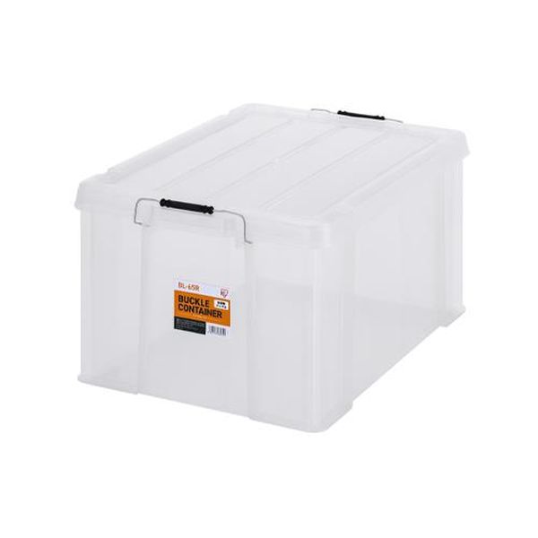 【メーカー在庫あり】 エスコ ESCO 624x450x330mm 収納ケース(バックル付/クリア/3個) EA506AB-48BA JP店｜株式会社ヒロチー商事 店 10,949円