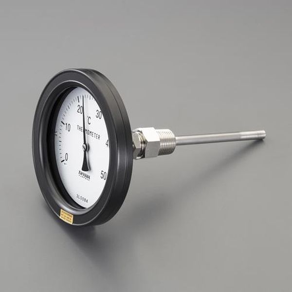 【メーカー在庫あり】 エスコ ESCO 0- 50℃/100mm バイメタル式温度計(屋外用) EA727AE-2 JP店