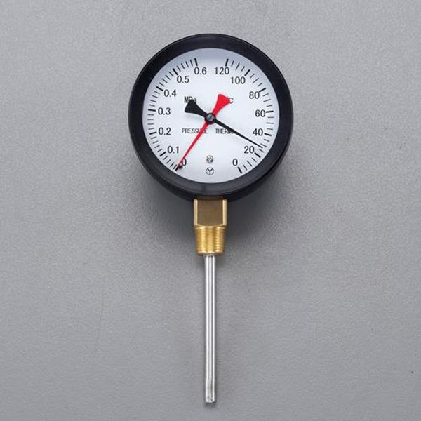 【メーカー在庫あり】 エスコ ESCO 0- 120℃/0-1.0MPa/φ 75mm 水高計(立型) EA729PA-13 JP店