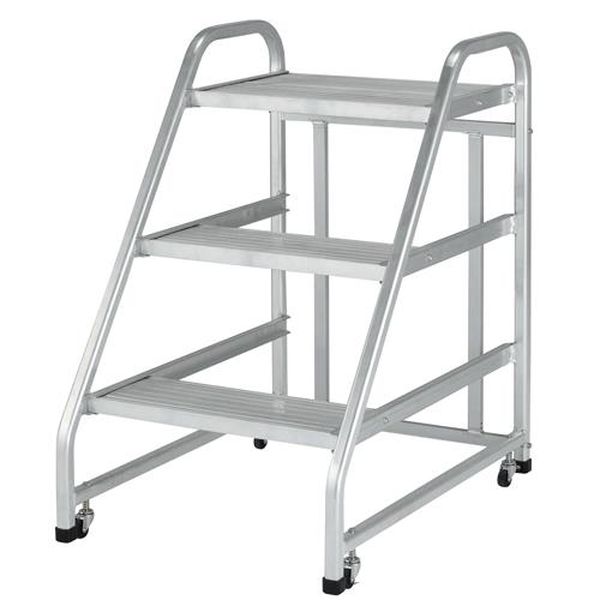 【製造業者店卸し資産あり】 エスコ ESCO 600x400mmx0.90m/3段 御役目台(発条付キャスター付) EA903AK-90B JP店