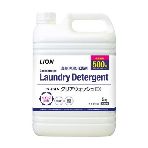 【メーカー在庫あり】 エスコ ESCO 5.0kg 洗濯用液体洗剤(クリアウォッシュEX) EA922KR-24 JP店