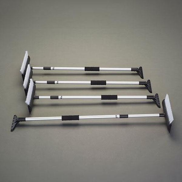 【製造業者店卸し資産あり】 エスコ ESCO 880-1520粍 スノーブラシ(伸縮型/4本) EA928AG-611A JP店
