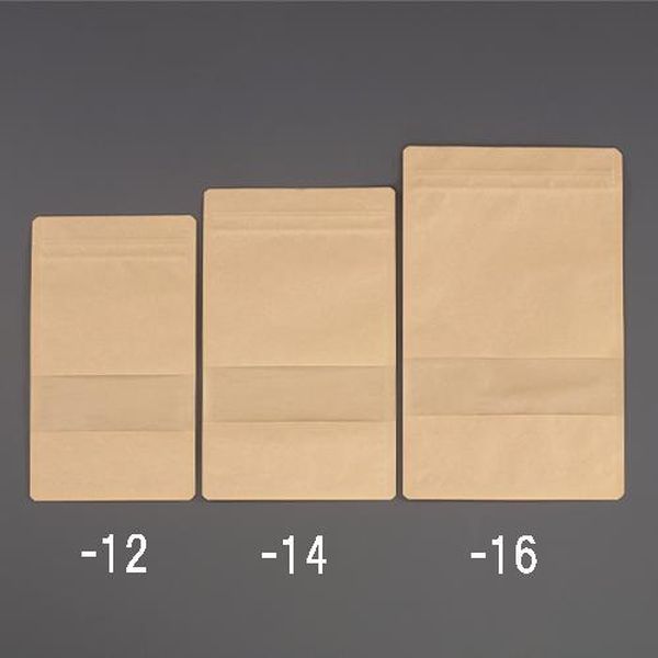 【メーカー在庫あり】 エスコ ESCO 200x140mm チャック付紙袋(窓付/50枚) EA944CK-14 JP店