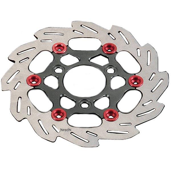 シフトアップ ウェーブフローティングディスクローター ホンダ 220mm スモークガンメタ/赤 202050-39 JP店|株式会社ヒロチー商事 店